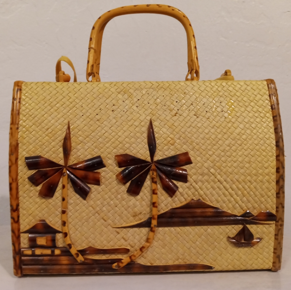 Vintage bamboo bag